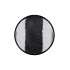 MELAMINE WILD BLACK TRAY ROUND 22X22X2CM