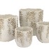 ROSIE STRING OF PEARLS SCOTTISCH SAND POT 21X21X21CM