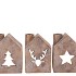 CONCRETE GOLDEN XMAS T-LIGHT ASS 11X8X16CM