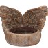 CONCRETE GOLDEN ANGEL WINGS T-LIGHT 15X13X11CM