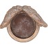CONCRETE GOLDEN ANGEL WINGS T-LIGHT 15X13X11CM