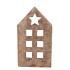 CONCRETE GOLDEN HOUSE T-LIGHT 20X13X34CM