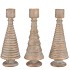 CONCRETE GOLDEN CANDLE HOLDER ASS 10X10X25CM
