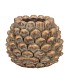 CONCRETE GOLDEN PINECONE BIG 10X10X7CM