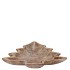 CONCRETE GOLDEN XMAS TREE PLATE 24X24X4CM