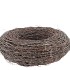 WREATH BIRCH TREE WHITEWASH 40X10CM