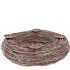 WREATH ELM BRANCHES NATURAL WITH CANDLESTICK 38X10CM