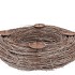 WREATH ELM BRANCHES NATURAL WITH CANDLESTICK 50X12CM