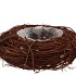 WREATH ELM BRANCHES PLANTER BROWN WITH BOTTOM 40X10CM