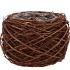 NATURE ELM BRANCH BROWN PLANTER WITH BOTTOM 18X15CM