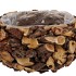 WREATH WOOD BROWN PLANTER WITH BOTTOM 25X22X15CM