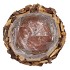 WREATH WOOD BROWN PLANTER WITH BOTTOM 25X22X15CM