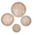 NATURE BIRCH PLANTER ROUND S/4 20X6CM/25X7CM/30X8CM/35X9CM