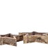 NATURE BIRCH PLANTER STAR S/2 20X6CM/30X7CM