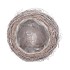NATURE ELM BRANCH WHITE PLANTER WITH BOTTOM 18X15CM