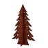 RUSTY SCOTTISH BROWN TREE DECO 31X50CM
