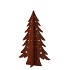 RUSTY SCOTTISH BROWN TREE DECO 19X30CM