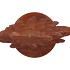 RUSTY SCOTTISH BROWN DECO TREE 19X12X40CM