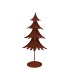 RUSTY SCOTTISH BROWN DECO TREE 16X11X31CM