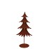 RUSTY SCOTTISH BROWN DECO TREE 13X9X20CM