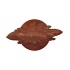 RUSTY SCOTTISH BROWN DECO TREE 13X9X20CM