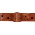 RUSTY SCOTTISH BROWN DECO STAR 31X8X30CM