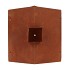 RUSTY SCOTTISH BROWN DECO HOUSE CANDLE 17X38CM