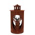 RUSTY SCOTTISH BROWN DEER LATERN 17X30CM