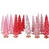 TWINKLE JOLLY PINK MIX GLASS TREE SHINY ASS 10x30CM