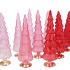 TWINKLE JOLLY PINK MIX GLASS TREE SHINY ASS 10x30CM