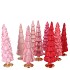 TWINKLE JOLLY PINK MIX GLASS TREE MATT ASS 9X25CM
