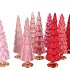 TWINKLE JOLLY PINK MIX GLASS TREE MATT ASS 10X30CM
