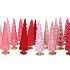 TWINKLE JOLLY PINK MIX GLASS TREE MATT ASS 10X35CM