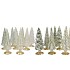 TWINKLE NORDIC GREEN MIX GLASS TREE SHINY ASS 9X25CM