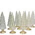 TWINKLE NORDIC GREEN MIX GLASS TREE SHINY ASS 9X25CM
