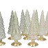 TWINKLE NORDIC GREEN MIX GLASS TREE SHINY ASS 10x30CM