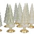 TWINKLE NORDIC GREEN MIX GLASS TREE SHINY ASS 10X35CM