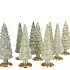 TWINKLE NORDIC GREEN MIX GLASS TREE MATT ASS 9X25CM