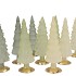 TWINKLE NORDIC GREEN MIX GLASS TREE MATT ASS 10x30CM
