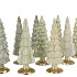 TWINKLE NORDIC GREEN MIX GLASS TREE MATT ASS 10x30CM