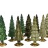 TWINKLE MAJESTIC GREEN MIX GLASS TREE SHINY ASS 10x30CM
