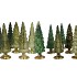 TWINKLE MAJESTIC GREEN MIX GLASS TREE SHINY ASS 10X35CM