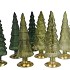TWINKLE MAJESTIC GREEN MIX GLASS TREE SHINY ASS 10X35CM