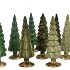 TWINKLE MAJESTIC GREEN MIX GLASS TREE SHINY ASS 10X35CM