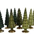 TWINKLE MAJESTIC GREEN MIX GLASS TREE MATT ASS 10x30CM
