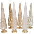 TWINKLE COSY SAND MIX GLASS TREE SHINY ASS 11X45CM