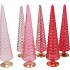 TWINKLE JOLLY PINK MIX GLASS TREE SHINY ASS 11X45CM