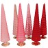 TWINKLE JOLLY PINK MIX GLASS TREE MATT ASS 11X45CM