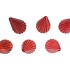 TWINKLE JOLLY RED MIX GLASS TREE SHINY ASS 11X45CM