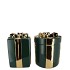 JOY MAJESTIC DARK GREEN VASE PRESENT 11X15CM NM